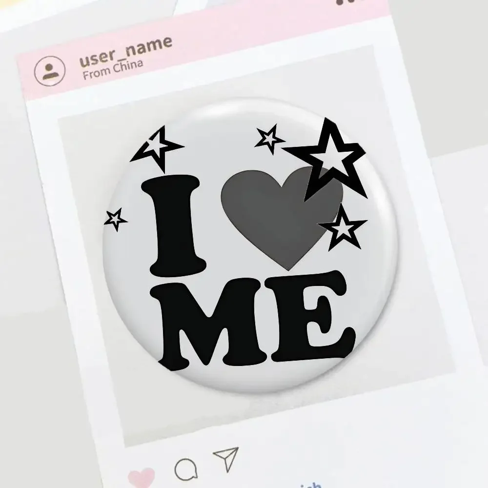 Y-Yoshitomo N-Nara Y2K Ästhetische weiche Anstecknadeln, lustige „I Love D-Domo“-Abzeichen, handgefertigte Brosche für Kleidung – Detail 14