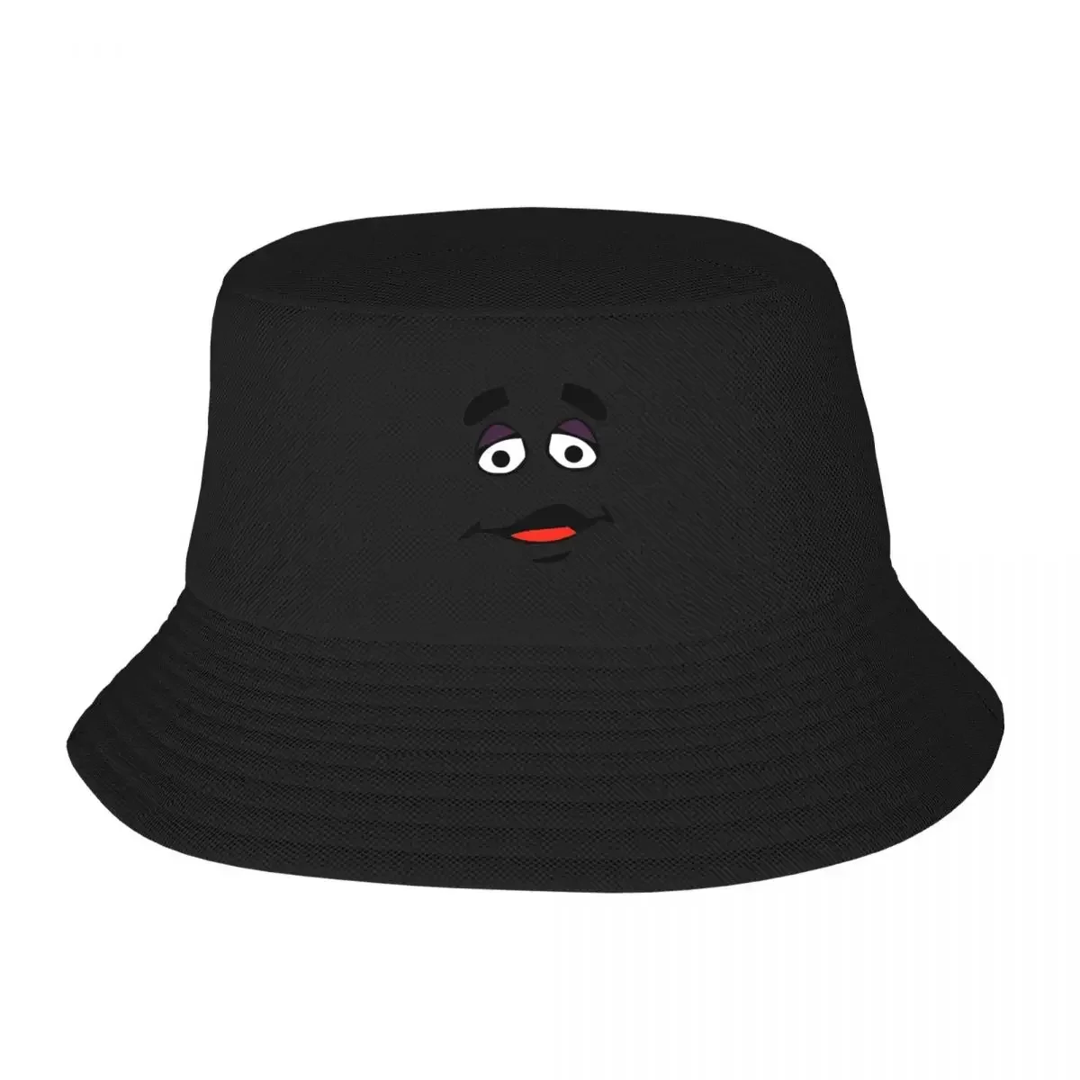 Grimace Cartoon Design - Transparent Background Bucket Hats Panama Hat Bob Hats Cool Fisherman Hats Summer Beach Fishing Caps