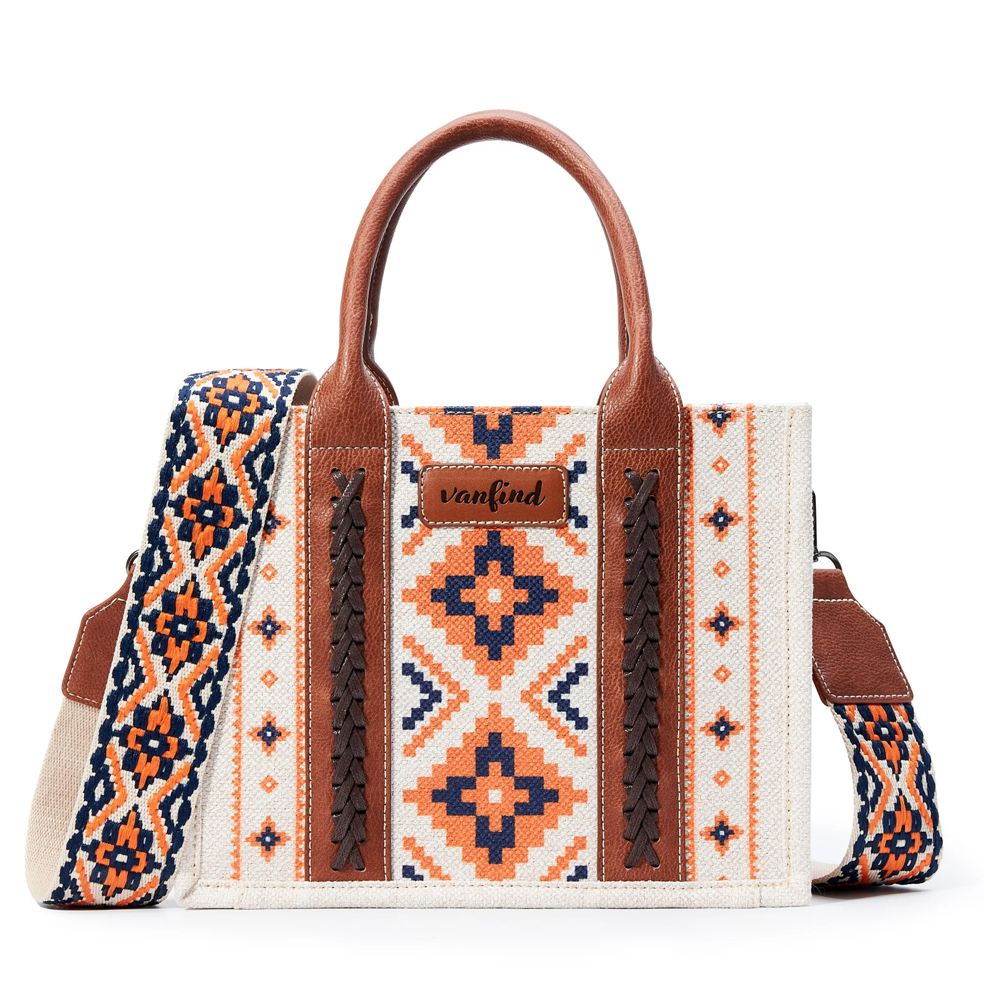 Tote Bag Western Purses for Women Shoulder Boho Aztec Big Capacity Luxury Retro Handbags