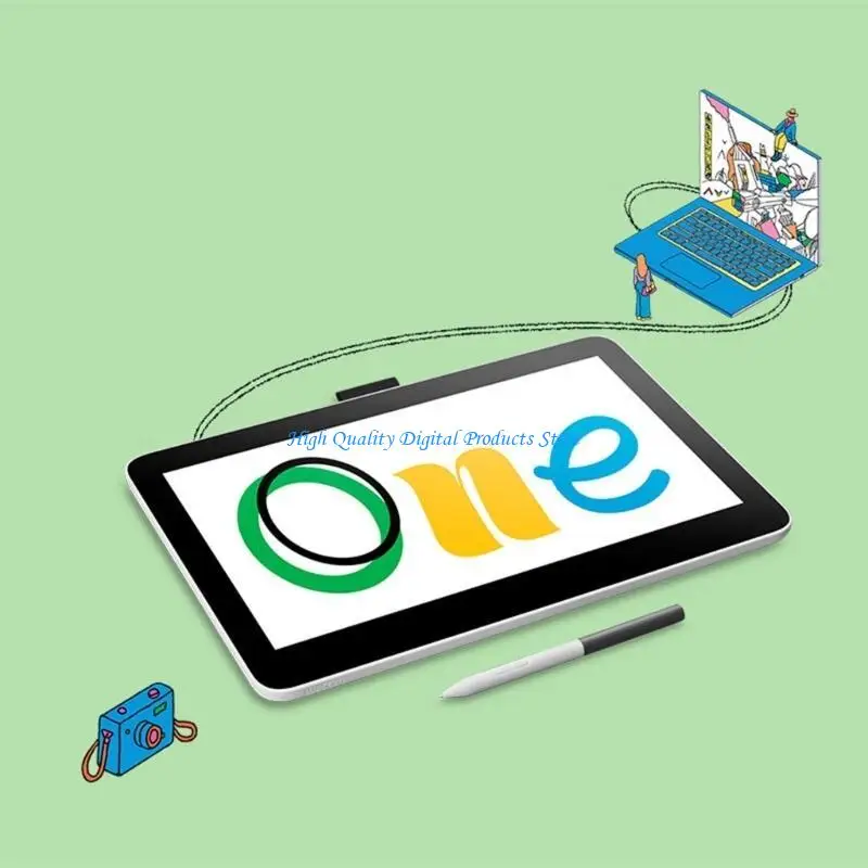 فيلم حامي شاشة U2JE لـ Wacom 13 Touch DTH134 كتابة رسم ، حساسية عالية اللمس