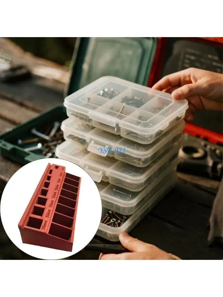 

E15A Dense Screw Sorting Tray Multiple Compartment Tool Storage Permanent Workshop Efficiency