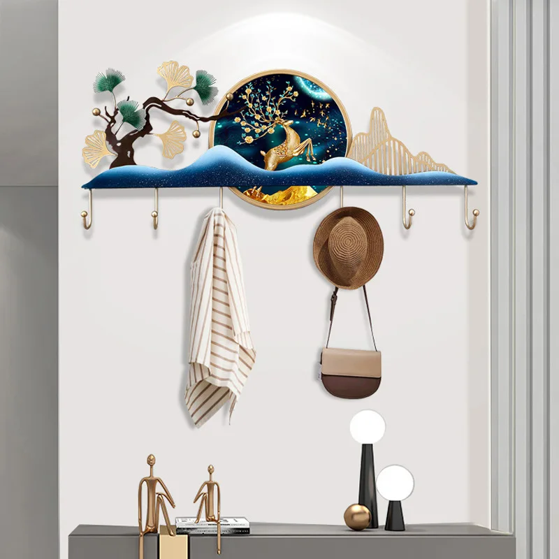 Hanging hook behind the entrance door, light luxury hook, personalized decorative hook, key storage, hanging hanger, wall