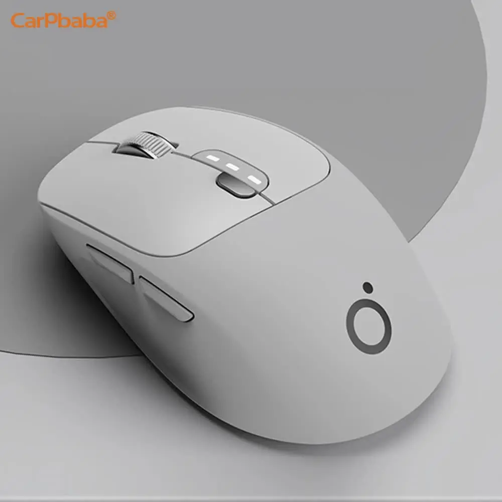 Carpbaba-ratón inalámbrico Q5, dispositivo recargable por Bluetooth, modo Dual, ergonómico, silencioso, USB, para juegos, portátil, PC, ordenador de escritorio