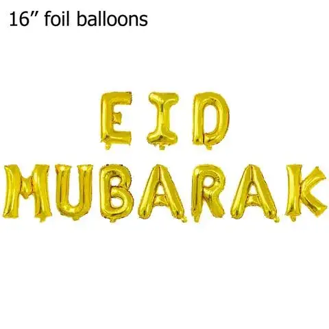 Festival islamische muslimische Party Dekoration 2022 Monds tern Luftballons Mubarak Eid Ramadan Folie Eid Kareem Ramadan Party Ballons