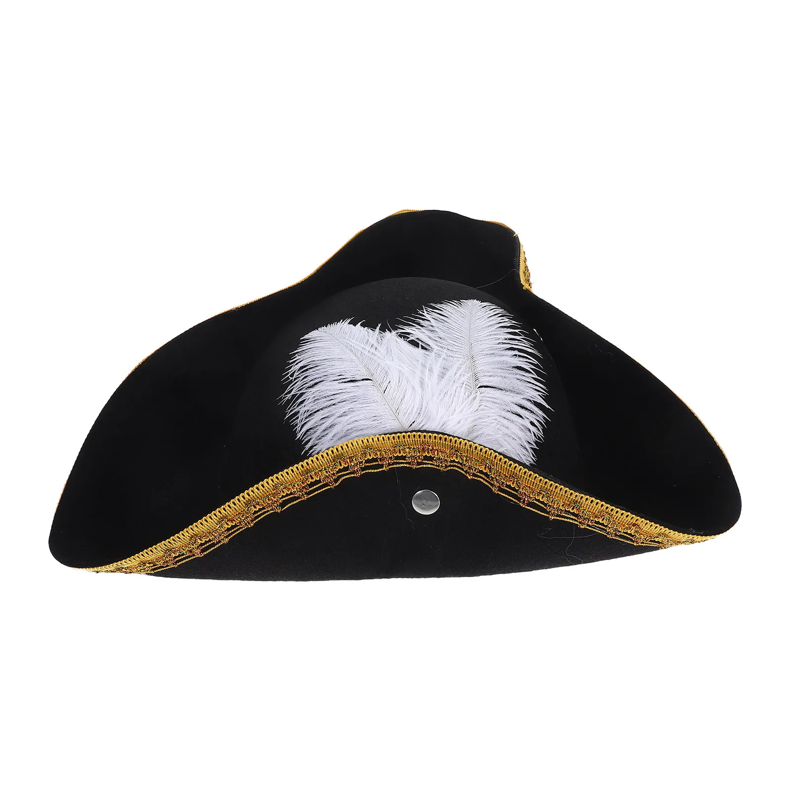 Pirate Costume Accessories Cap with Design Halloween Party Favor Men Women Cosplay Hat Dress Up Decoration Creative Gift