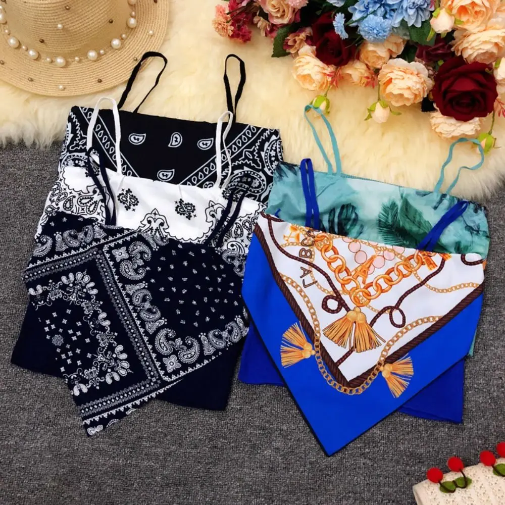 

Новинка, хлопковая кофта в стиле ретро, треугольный шарф 39 см, Короткие топы с цветком кешью