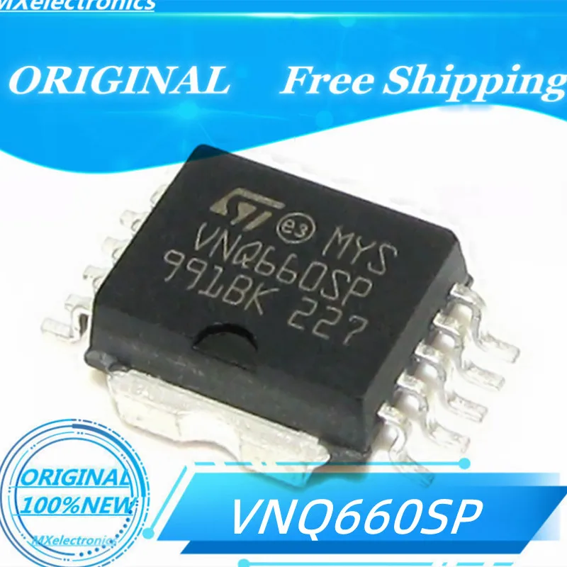 

5 шт./лот, 100% новые микросхемы переключателя питания VNQ660SP VNQ660 TSOP-10-распределение питания