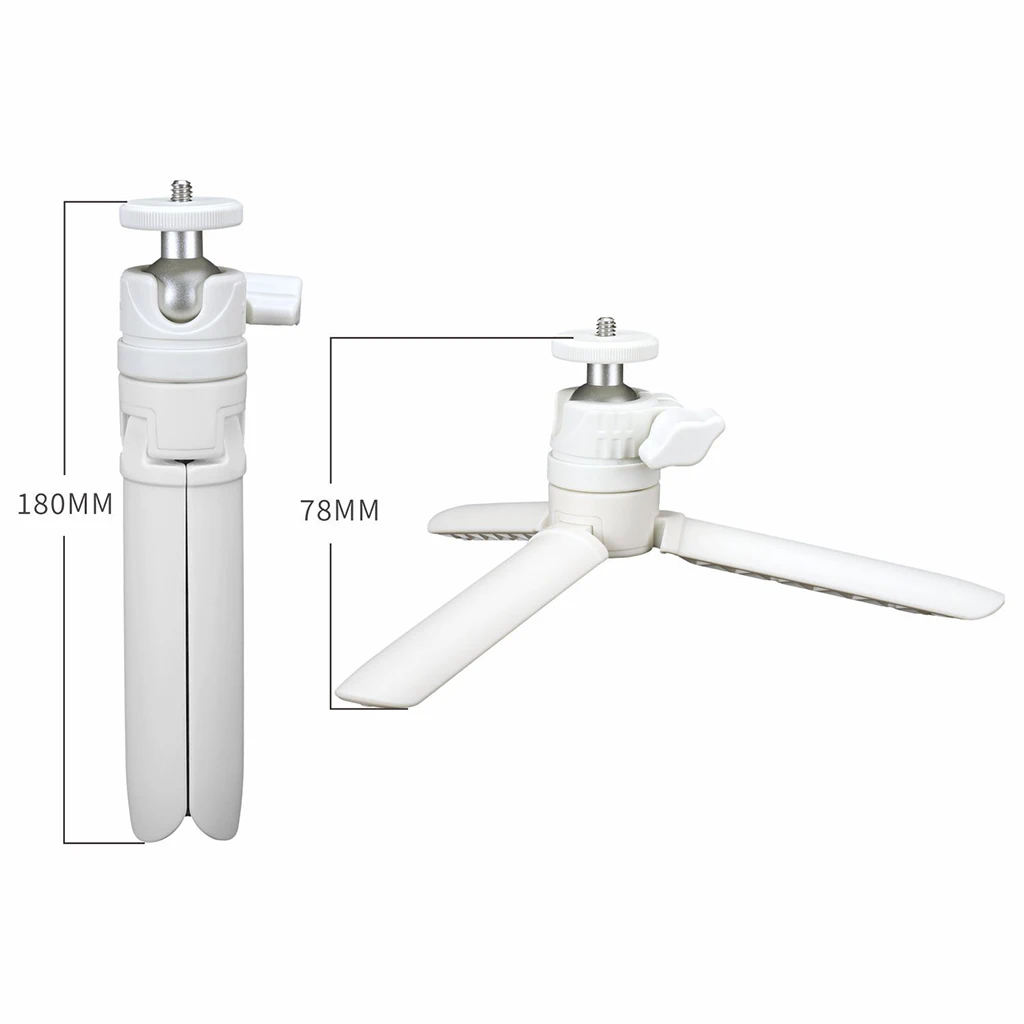 Universal Tischplatte Mini Stativ Panorama Kugelkopf Stativ 360-Grad-Drehschraube 1/4 "Schraube für Kamera Handy Selfie Stick – Detail 3