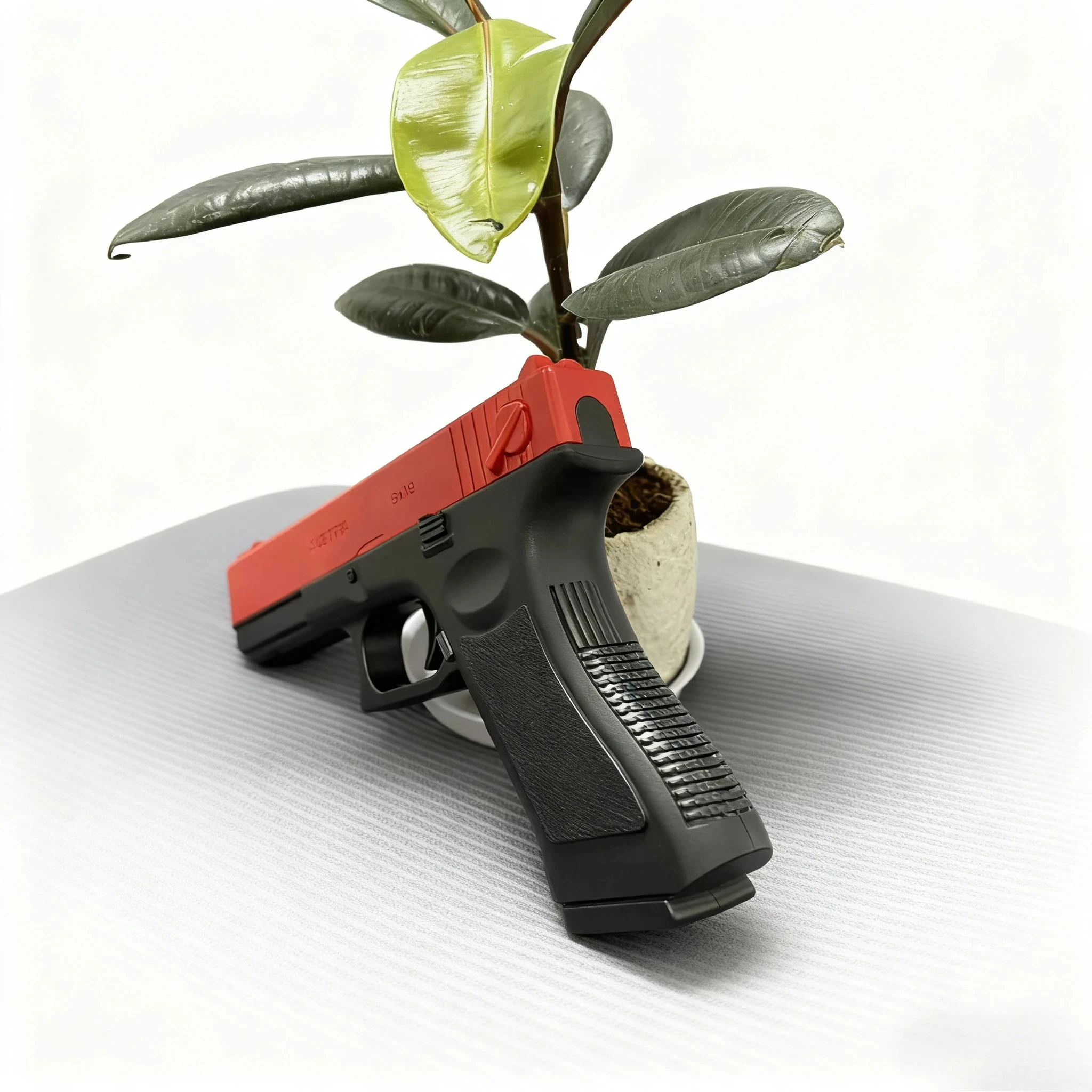 Soft bullet toy gun manual G17 toy gun soft rubber ball magazine with infrared outdoor sports game gift view 4