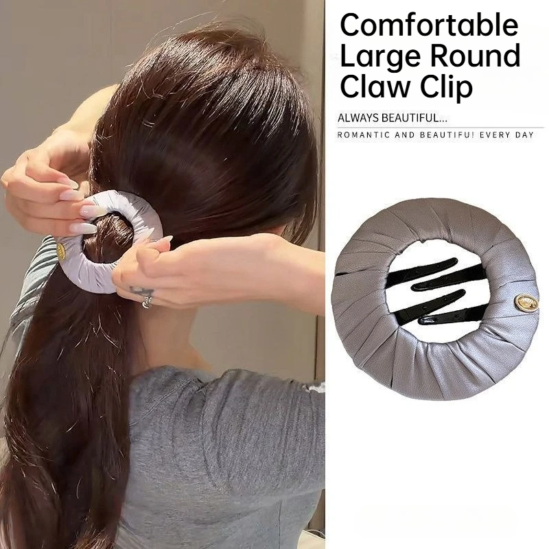 Comfortable Flat Hair Clip for Women – Zero Pressure Bun Holder for Sleeping Driving  Non-Slip, Durable & Painless Hair Claw