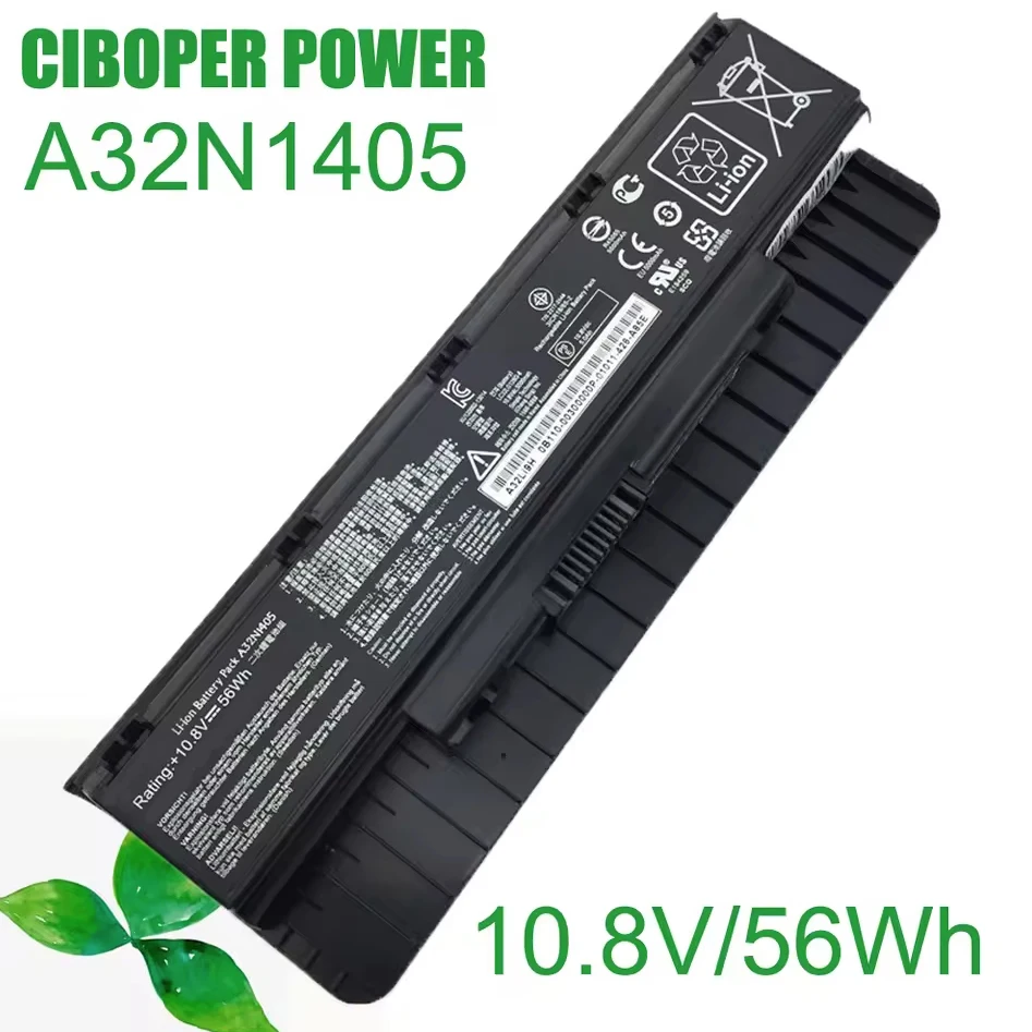 Laptop Battery A32N1405 10.8V 56WH For N551 N751 N751JK G551 G771 G771JK GL551 GL551JK GL551JM G551J G551JK G551M G551JW Series