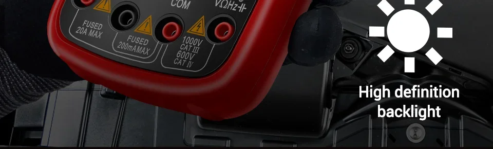 ANENG AN870 Smart Multimeter Digital Profesional 19999 Zählt AC Spannung Tester Strom NCV Kapazität Widerstand Ohm Test Tool – Detail 9