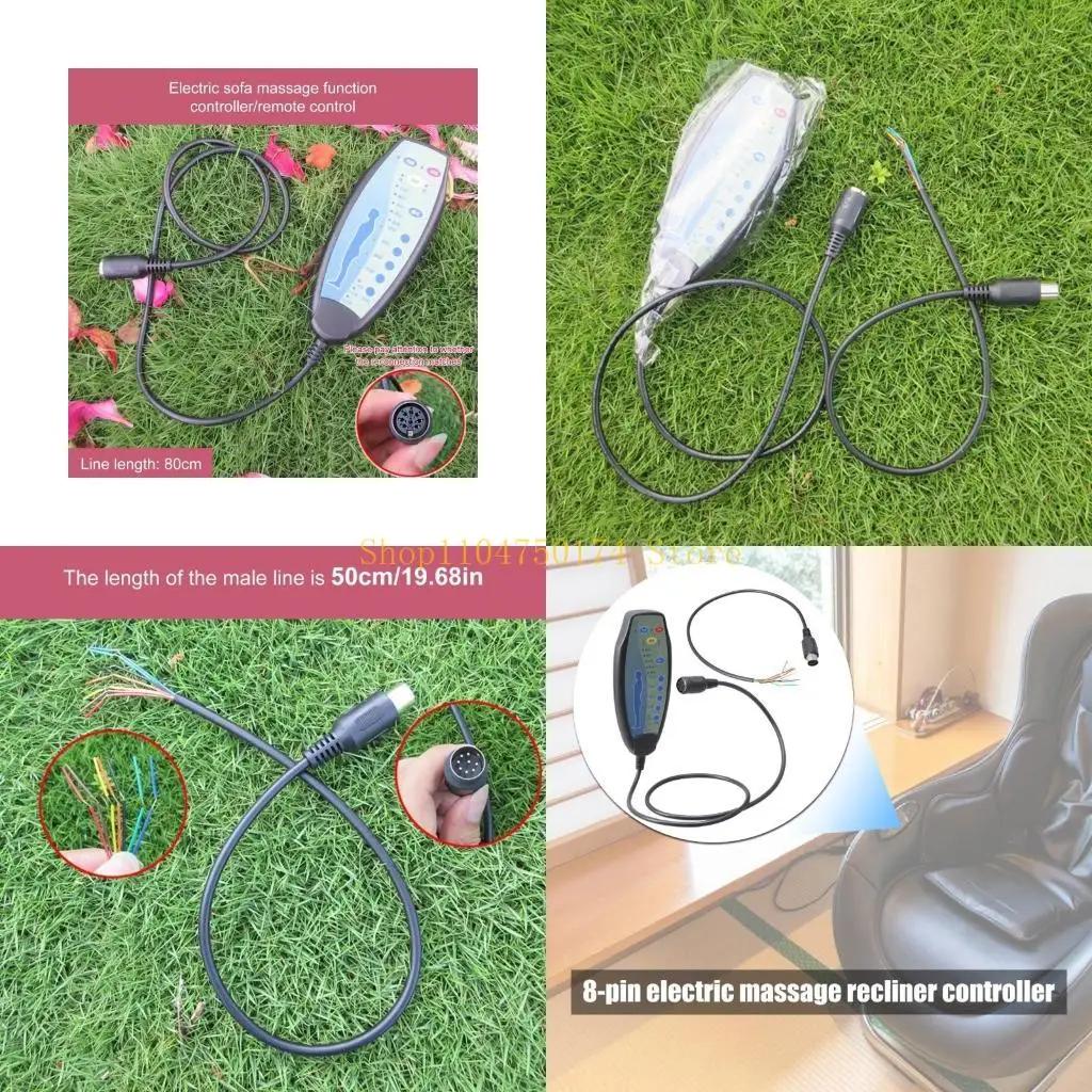 

Power Lift Recliner Remote Control Heating Feature 4 Massage Modes 20in Cord top sale