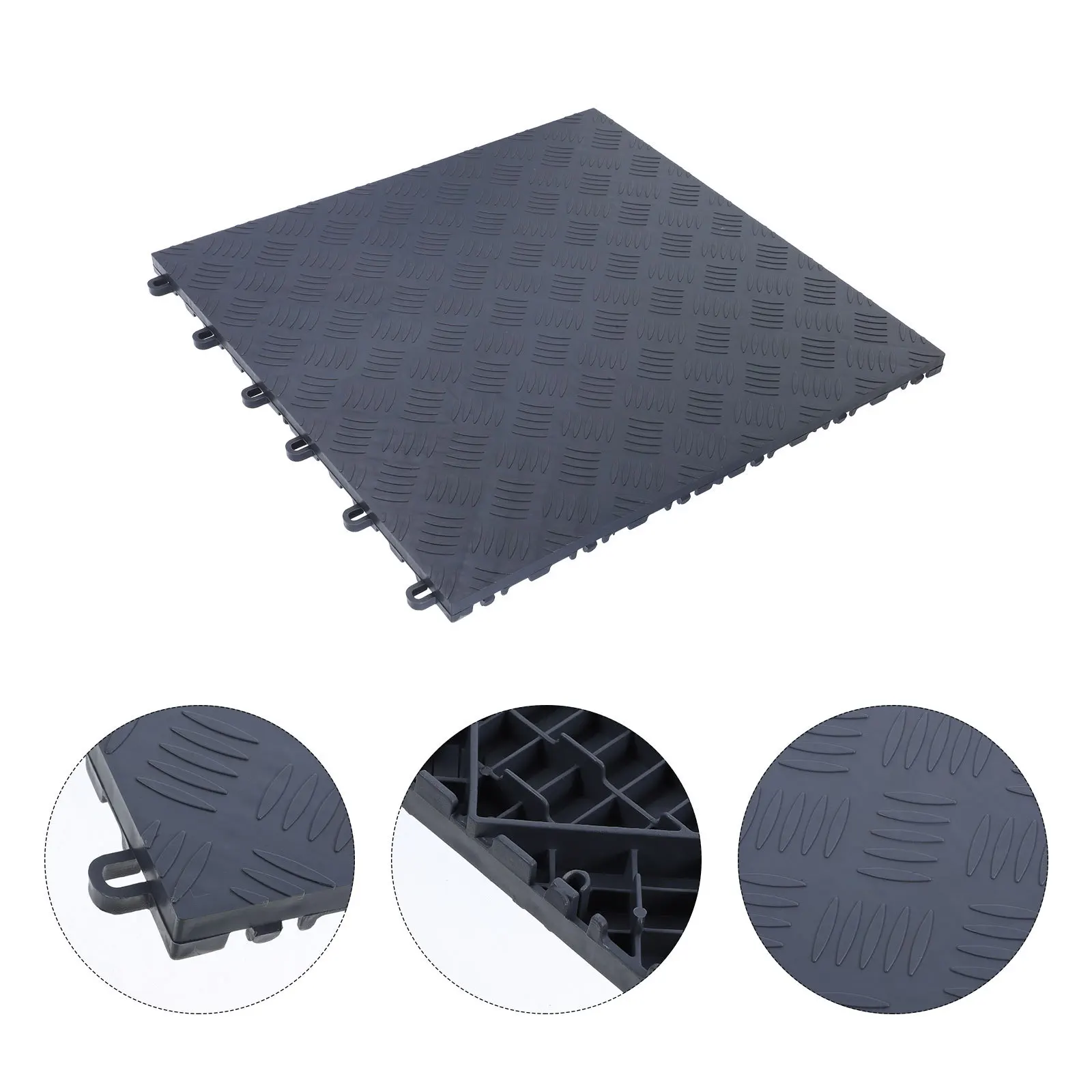 

Durable Non-Slip Garage Floor Tiles Interlocking Mats for Home Gyms Outdoor Decks Easy to Install 120x120cm Carpet Tiles