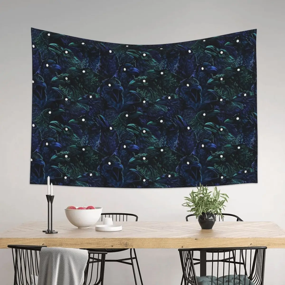 

Raven pattern Tapestry On The Wall Home Decoration Accessories Wall Decoration Home Decorations Tapestry