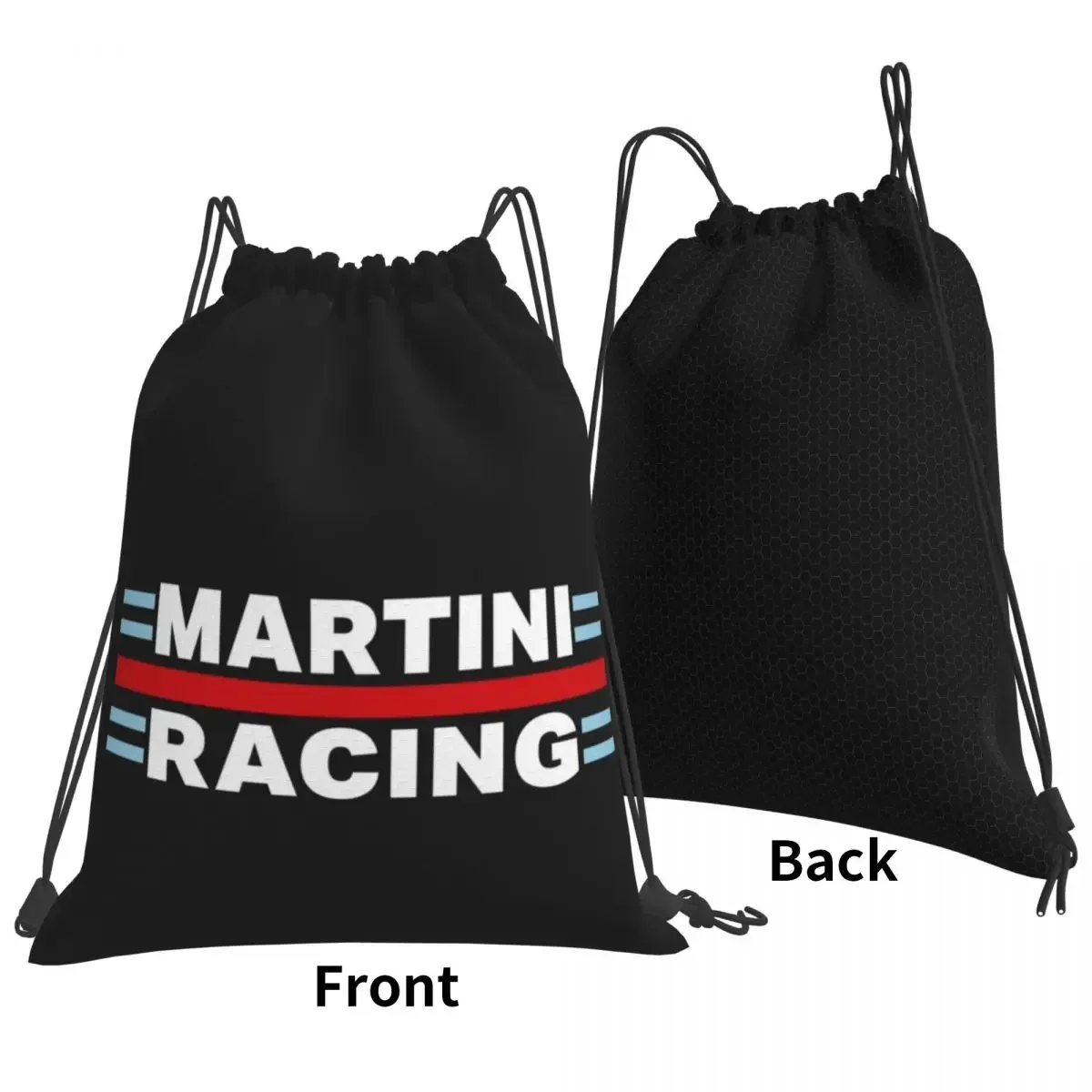 Sac à Dos de Course Martini à la Mode, Fourre-Tout de Proximité, Portable, avec Cordon de Serrage, pour le dehors, les Livres, les Voyages et l'École