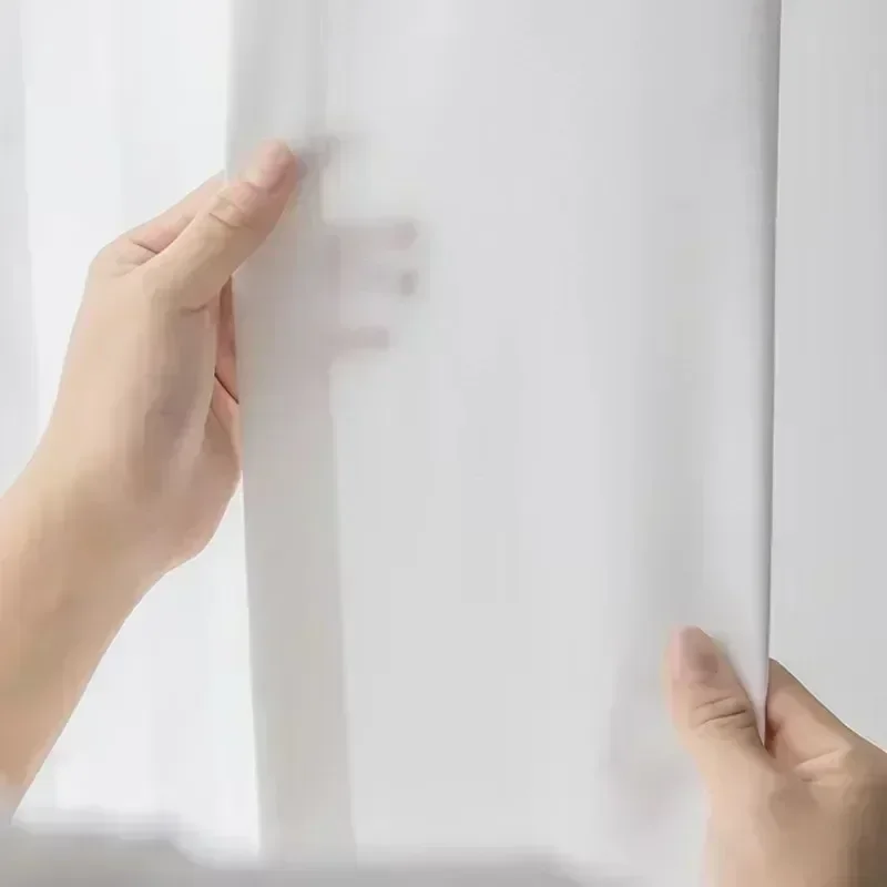 

Chiffon Sheer White Tulle High Quality Thick Yarn Luxury Window Curtains for Bedroom Living Room Decoration Voile Opaque Drapes