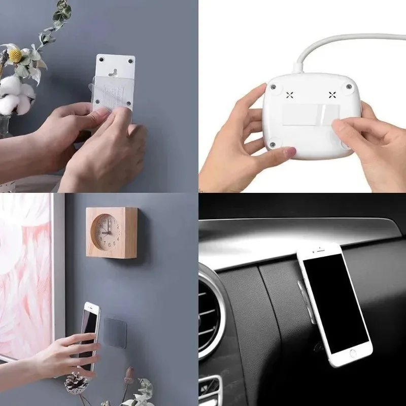 Heavy-Duty Double Sided Adhesive Nano Tape No Residue Transparent Wall Stickers Removable for All Surfaces Home DIY Household