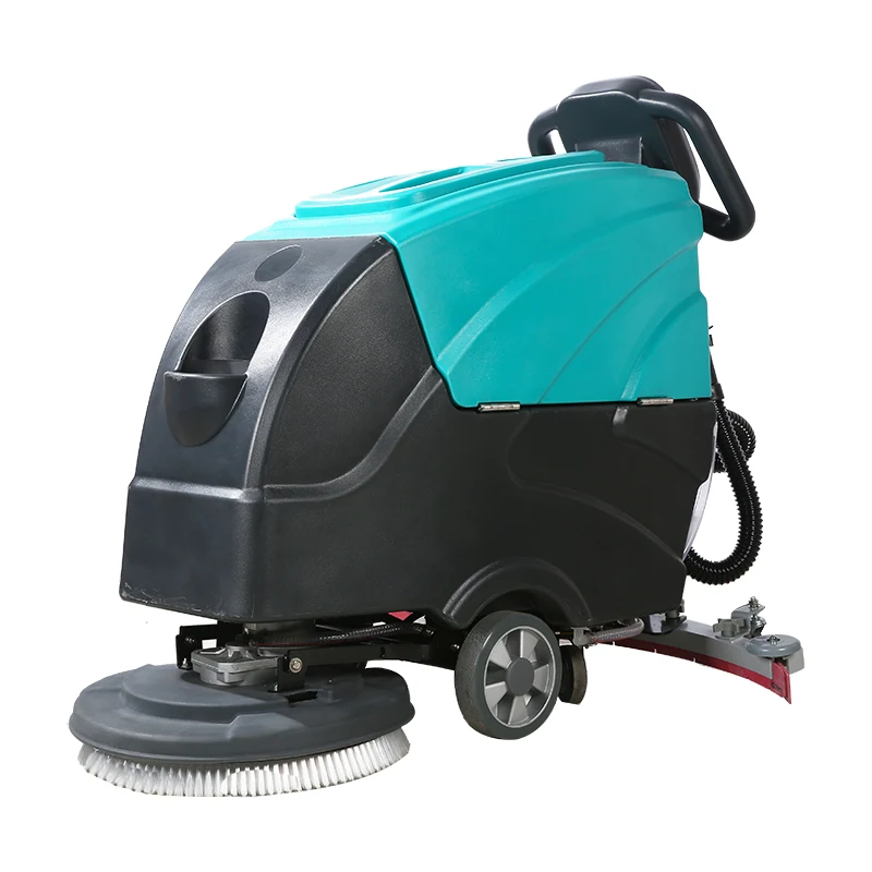 ركوب آلة تنظيف الأرضيات الصناعية على معدات التنظيف الكهربائية الأوتوماتيكية للمستودعات والمصنع