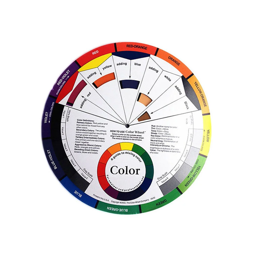 Makeup Hand Palette Colour Wheel Nail Color Card Analysis Draping Kit Rotation Mixed Display