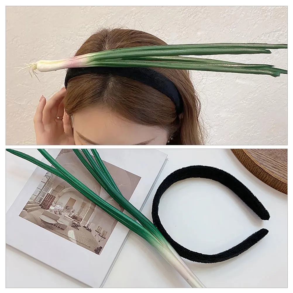 

1pc Garlic Washing Shower Girls Spa Make Up Non Facial Mask slip Polyester Polyester Hair Hoops Hoops Hair Tools