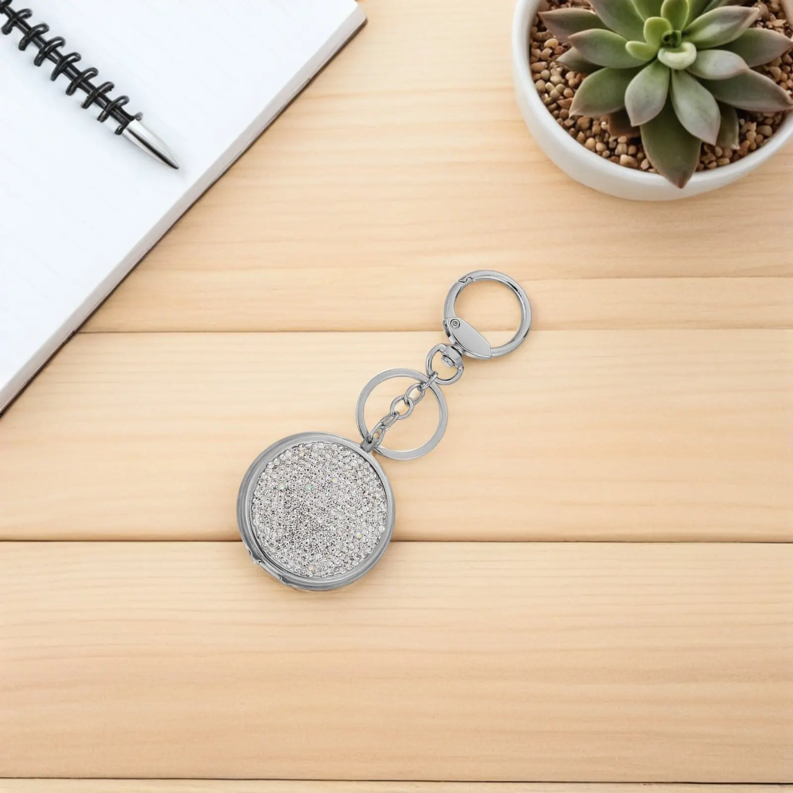 Portable Mini Pill Organizer Keychain Small Metal Medicine Case for Travel Work Daily Use Emergency Pocket Purse Wallet Outdoor