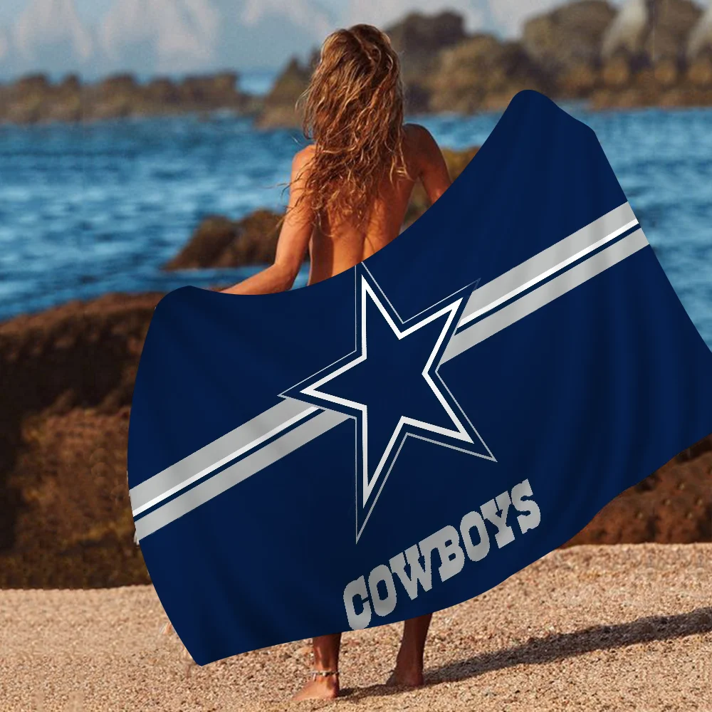 C-Cowboys مناشف الشاطئ الكبيرة المصنوعة من الألياف الدقيقة، منشفة سريعة الجفاف، مناشف الشاطئ الرملي، منشفة حمام السباحة للسفر، حمام السباحة، اليوغا