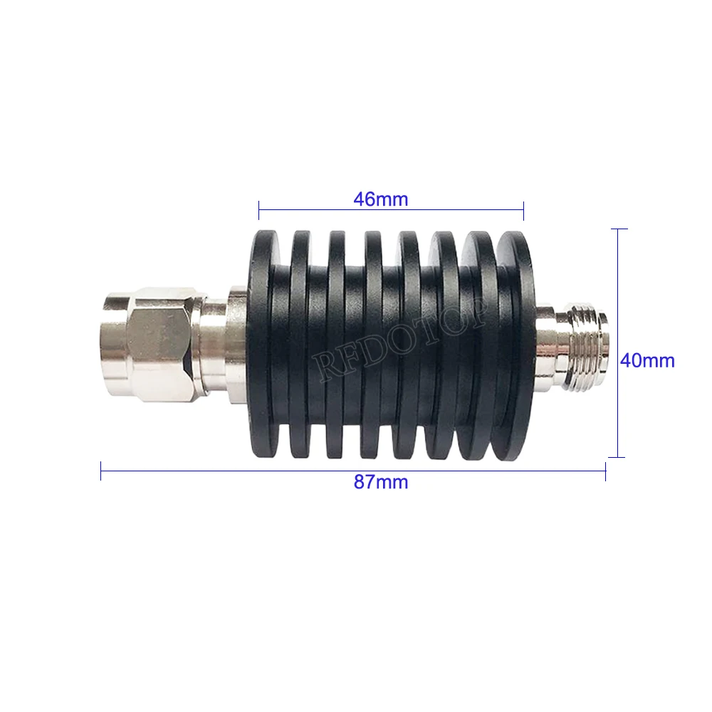 20W N-JK Attenuator DC-3Ghz/4Ghz 1/2/3/5/6/10/15/20/25/30/40/50db N Male Plug to Female Connector RF Coaxial Power Connector