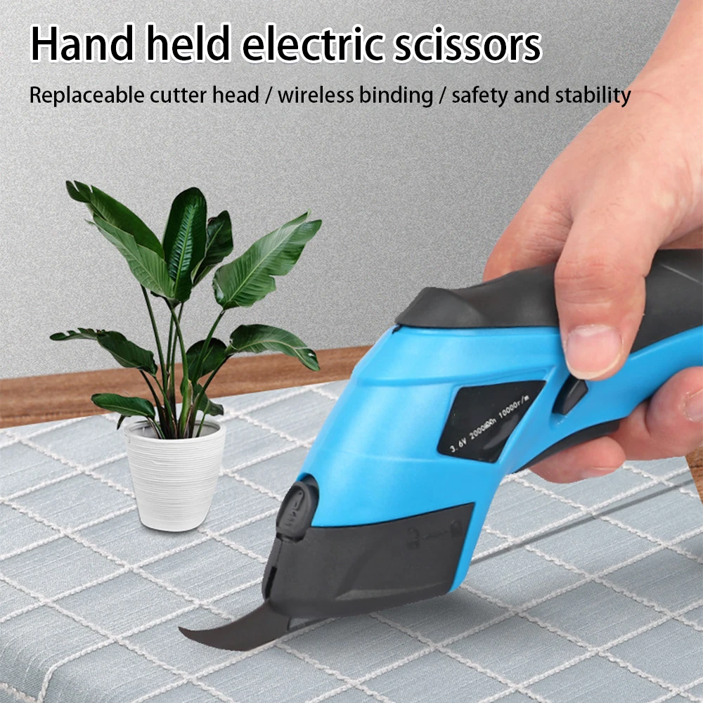 New cordless electric tailoring scissors USB charging Suitable for cutting cotton fabric/leather/cloth and other materials