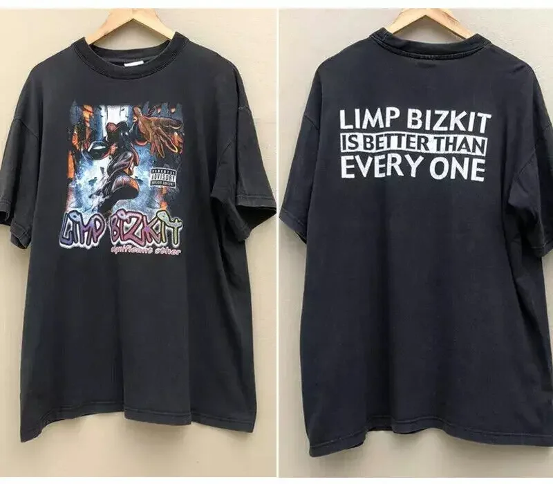 Rare Limp Bizkit europe Significant Other 2 sided black T shirt AN32475