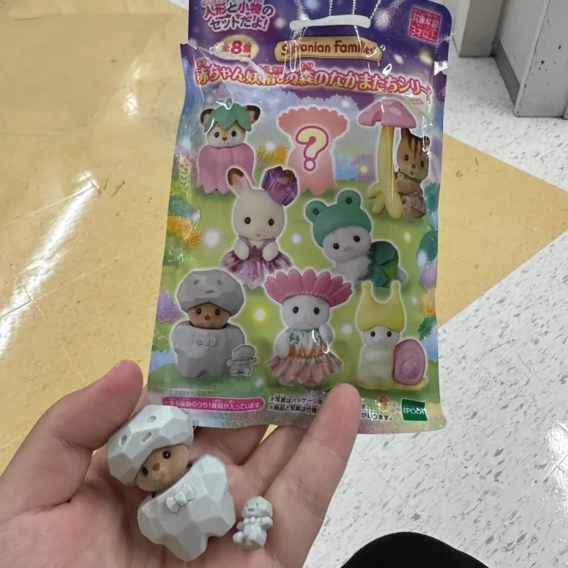 Genuine Sylvanian Families Good Friend Of Goblin Forest Series Baby Blind Bag Mystery Box Anime Figure Custom Collec Gifts Toy