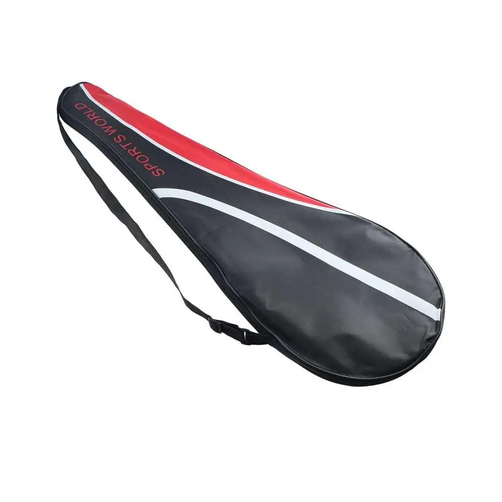 Oxford Cloth Badminton Racket Bag Adjustable Strap Racket Organizing Shuttlecock Bag Racket Cover Shoulder Bag Racquet Sports