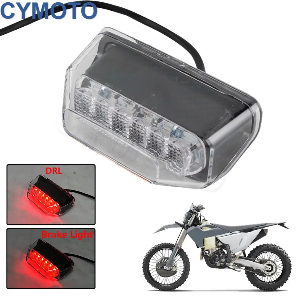 Motorcycle Tail Light For HUSQVARNA FE TE 150 250 300 350 450 501 Pro 2024 Rear Light Taillight Dirt Bike Accessoeries