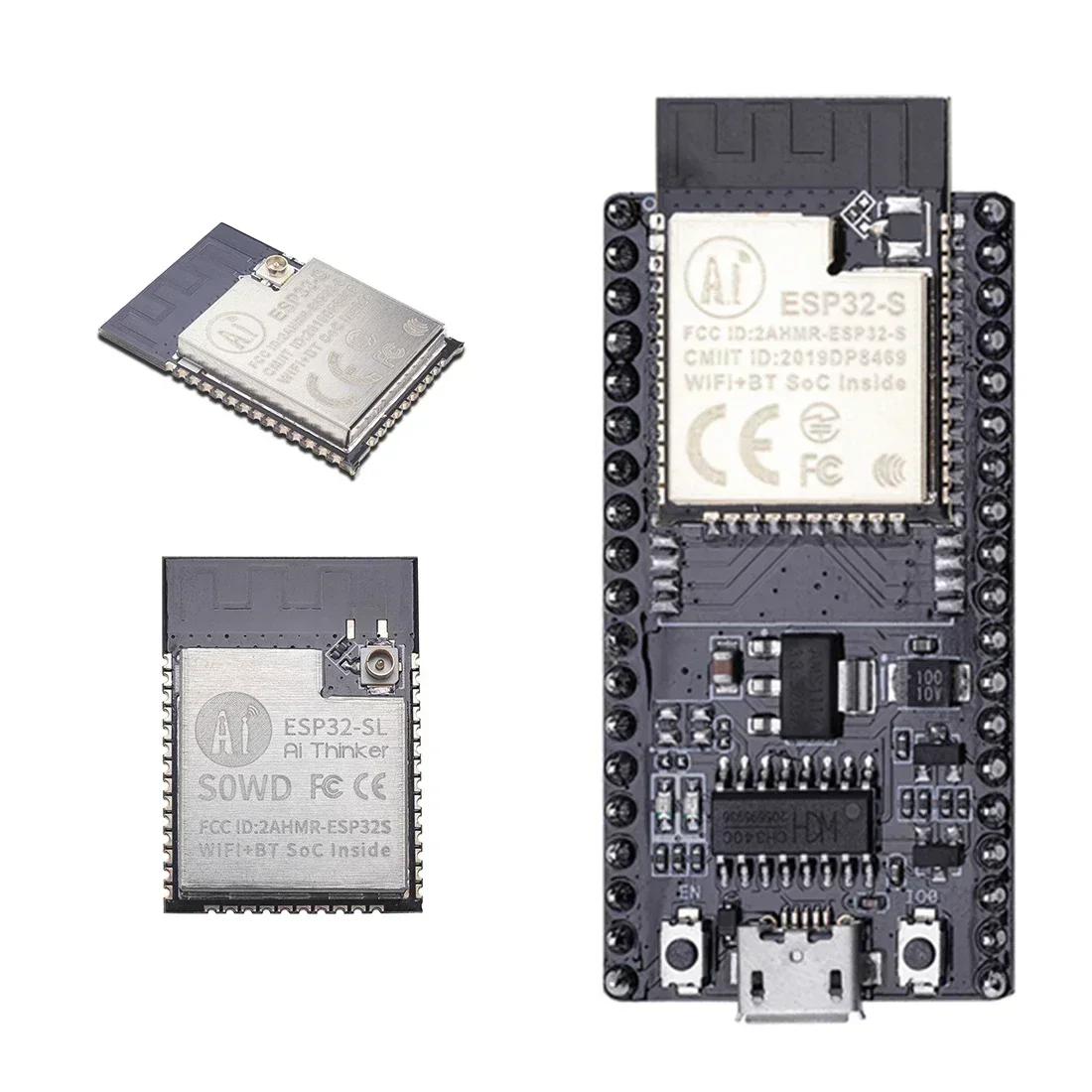 ES8311 ESP32-A1S ESP32-Audio-Kit ESP32-CAM ESP32-S ESP32-SL NodeMCU-32S CH340 CP2102 ESP32-G Ai-مقابس ذهبية