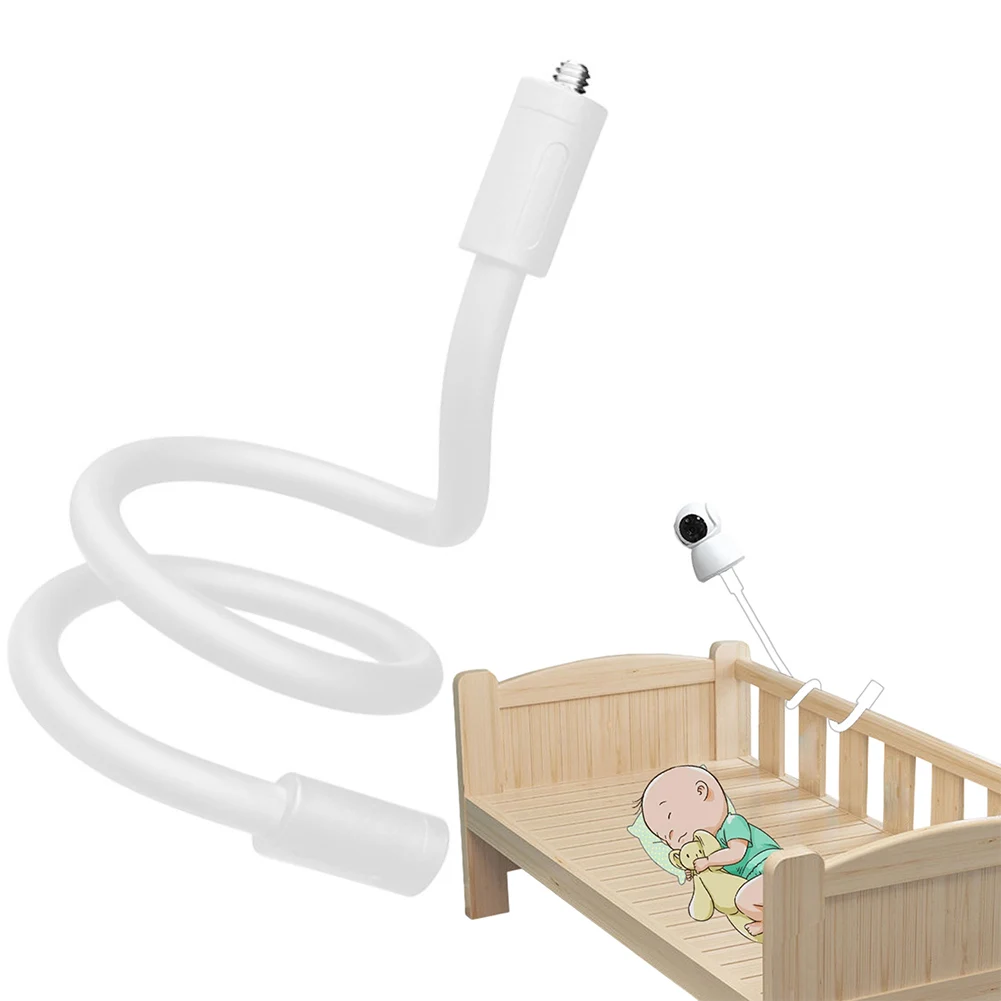 1/4inch Flexible Gooseneck Camera Mount Tool-Free Adjustable Portable Remote Monitoring Device Base Hose Bracket