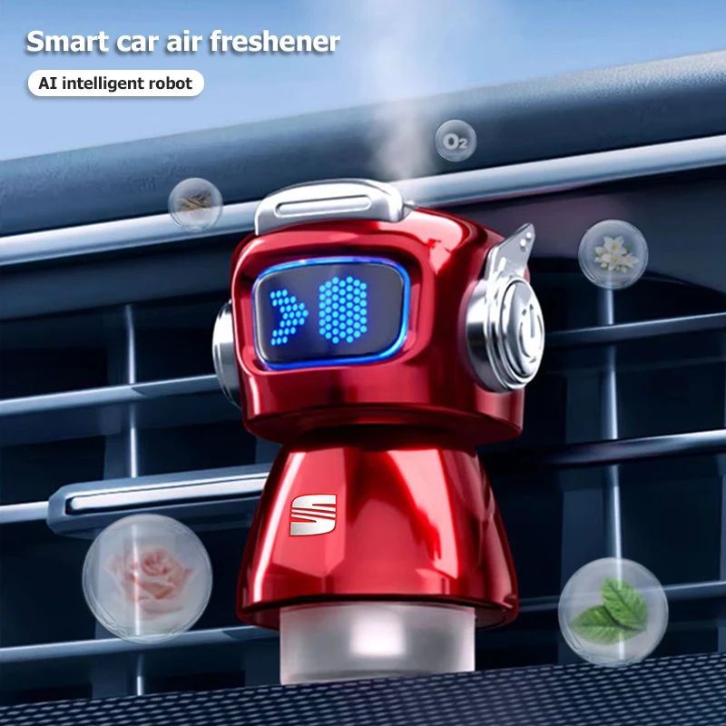 

Smart Car Air Freshener AI Robot Rechargeable Perfume Diffuser For Seat Cupra Leon Ibiza Ateca Tarraco Arona EL-BORN Formentor