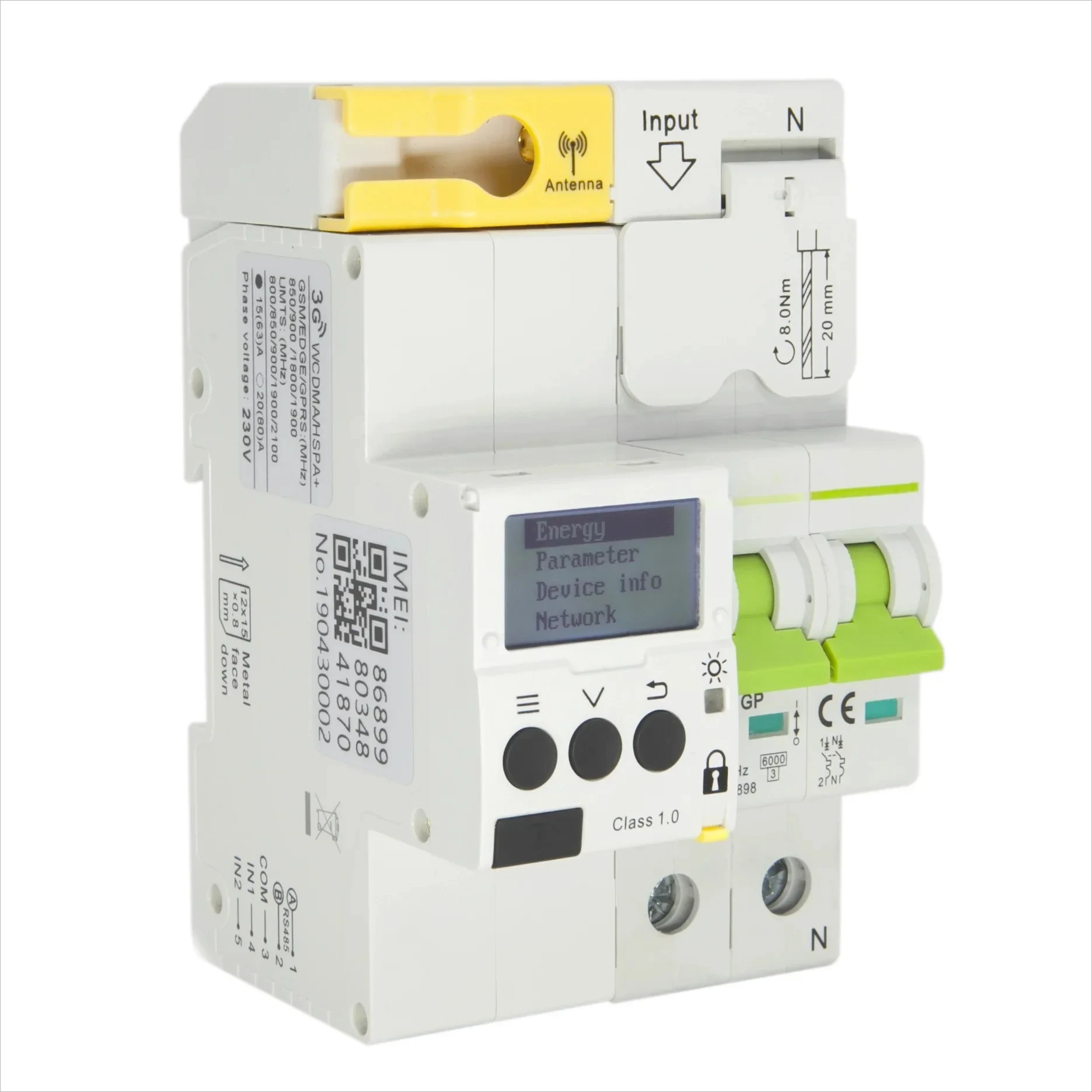 2026 MT61GP-4GS Wholesale Smart Home No Moq Electricity Meter with Gsm Sim Card 4G Smart Mcb 2p 4p Meter Prepaid Meter Single Ph