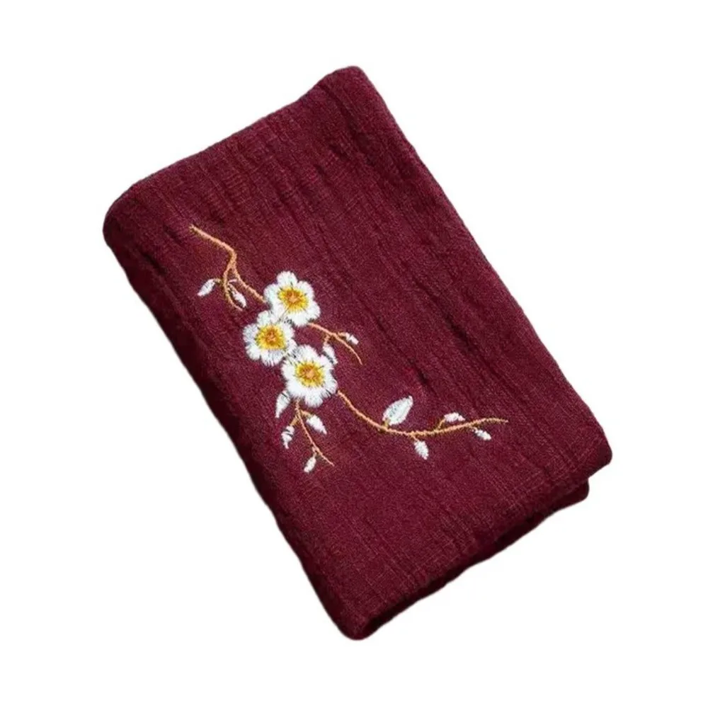 Practical Cotton Tea Cloth Lightweight Embroidery Cleaning Rag High-class Fabric Easy To Clean Cotton and Linen Tea Towels