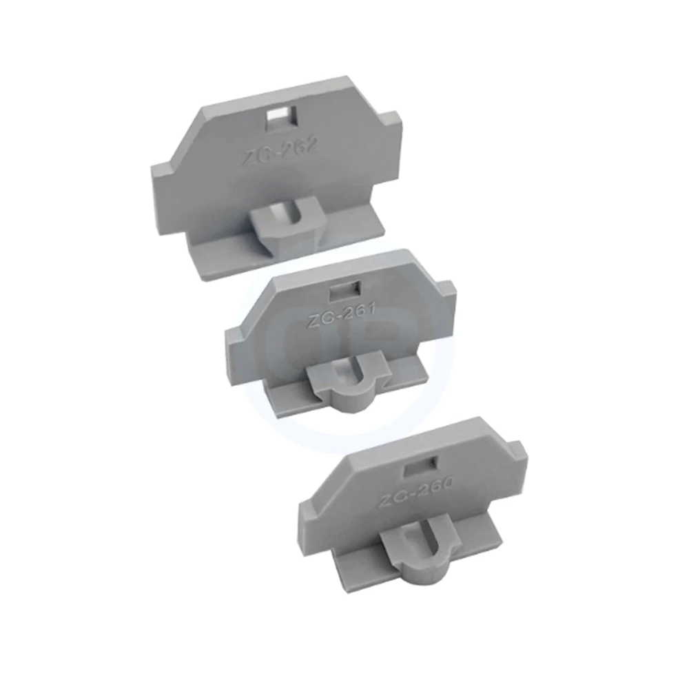 (10 قطعة) 260/261/262 كتل طرفية مصغرة سريعة التوصيل مع محطات مجمعة ذاتية القفل بمضغوط زنبركي ZC260/261/2