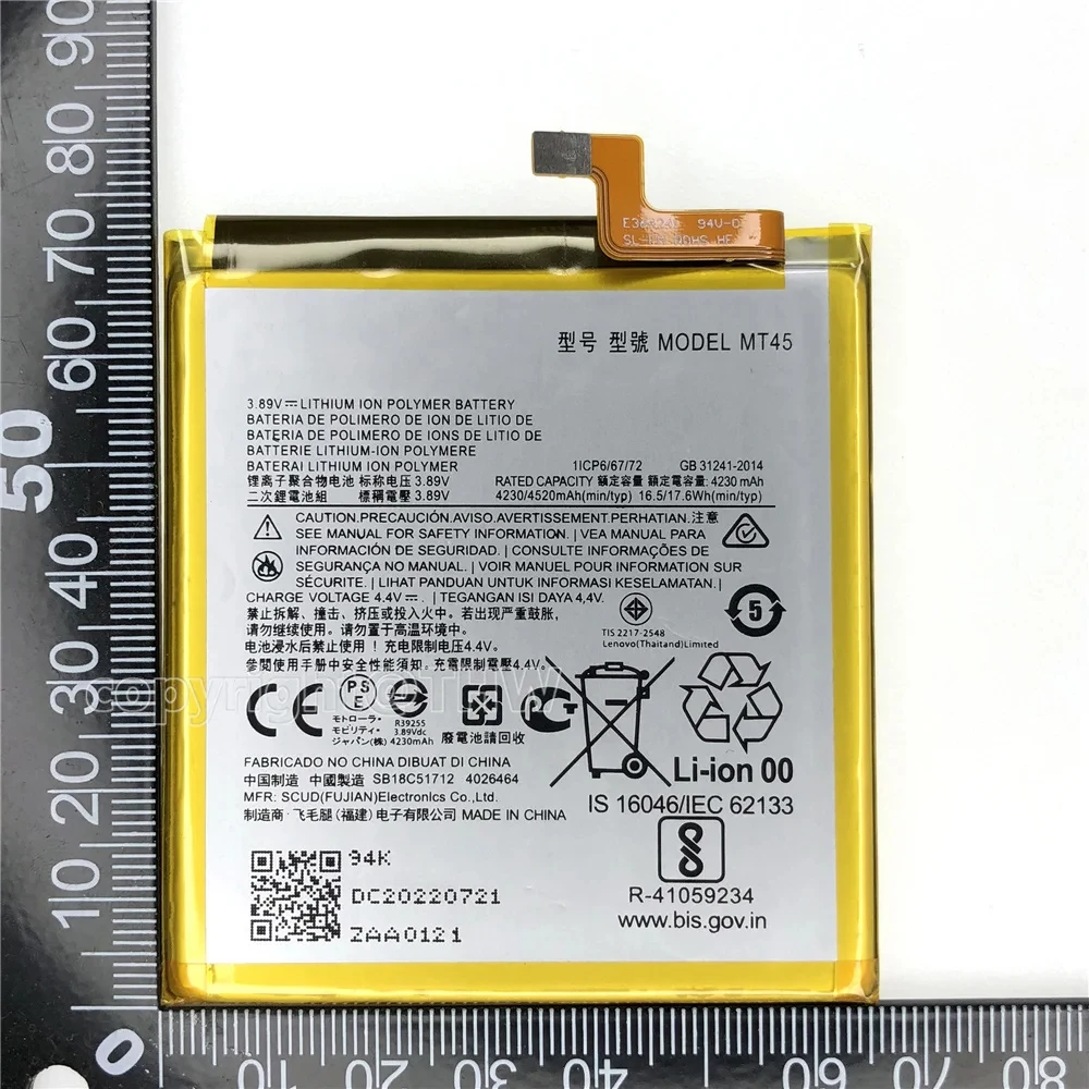 100% Original 4520mAh MT45 Battery For Motorola MOTO Edge 20 Pro / Edge S Pro XT2153-1 Replacement Batteries +Free Tool