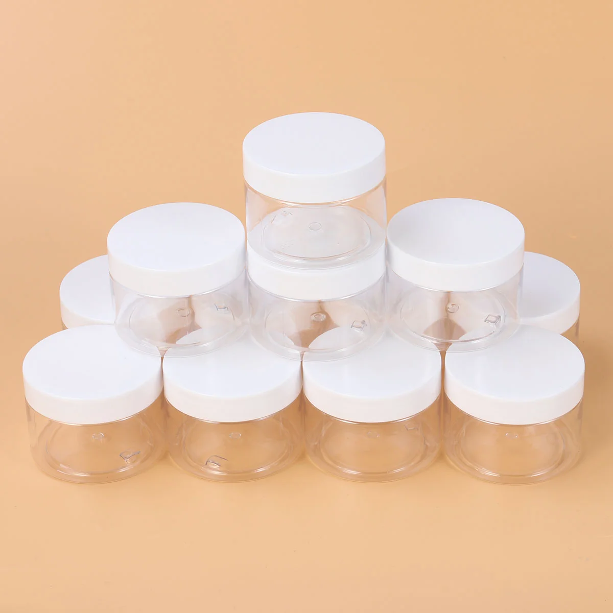 

12 Pcs Makeup Sample Containers Travel Jar Storage Jars with Lids Clay Favor Bottles