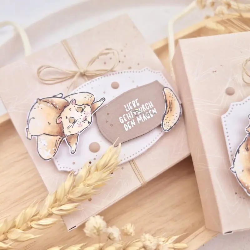 Piggy Craft metal cutting dies cut die mold Label hanger decoration Scrapbook paper craft knife mould blade punch stencils dies