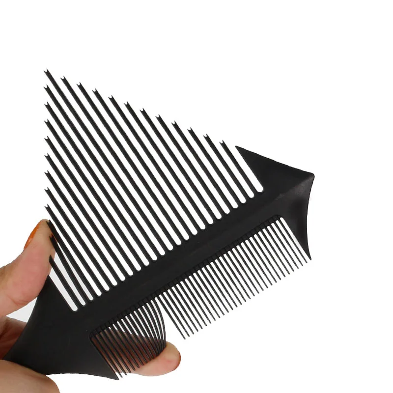 Hair Dyeing Comb Multifunctional Double-sided Pointed-tail Triangle Pick Comb Portable Comb For Hairstylist Hairdressing Product