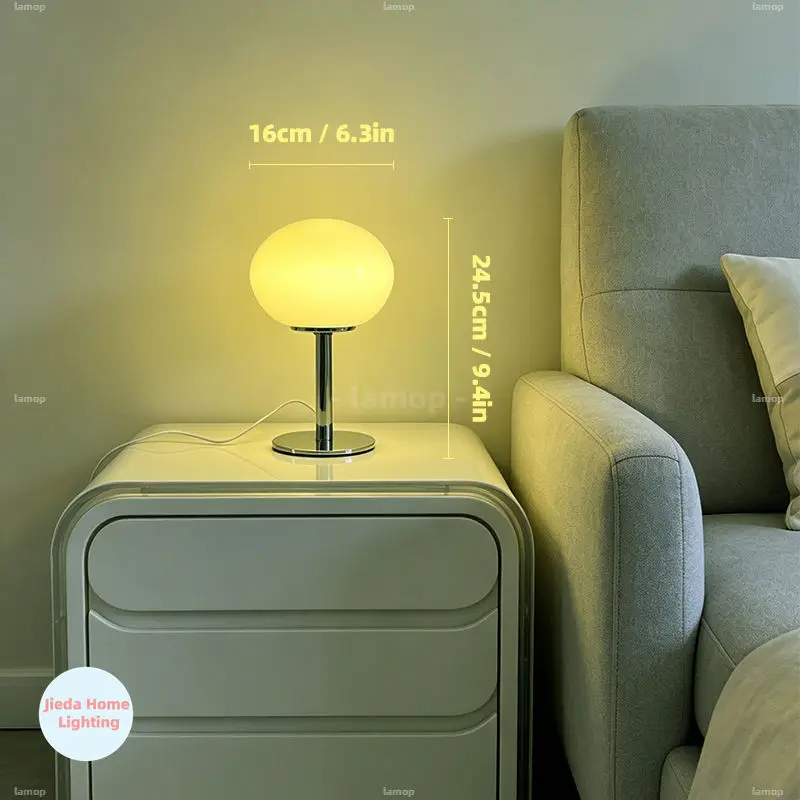 Korean Cream Style Blogger Same-style Ambient Light Ins-style Decorative Lamp for Bedroom and Living Room Cute Desk Lamp for
