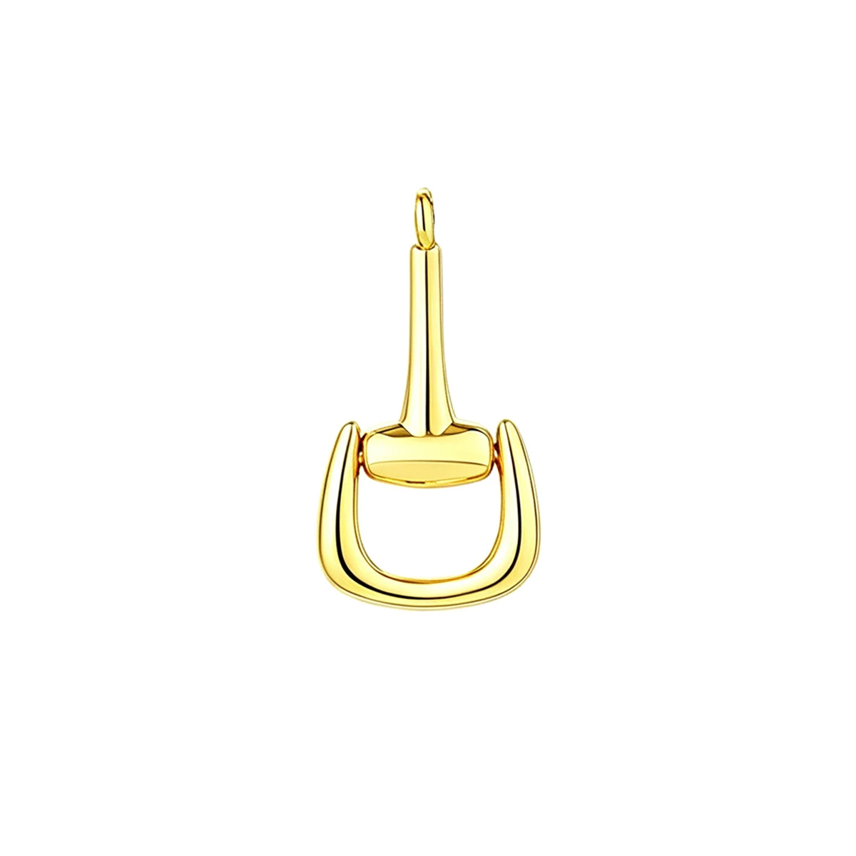 MHS.SUN Großhandel Kubischer Zirkon Pferdegebiss-Anhänger Vergoldet DIY Schmuckherstellung Halskette Geometrischer Charm Schmuck 5 Stück für Damen und Herren – Detail 18
