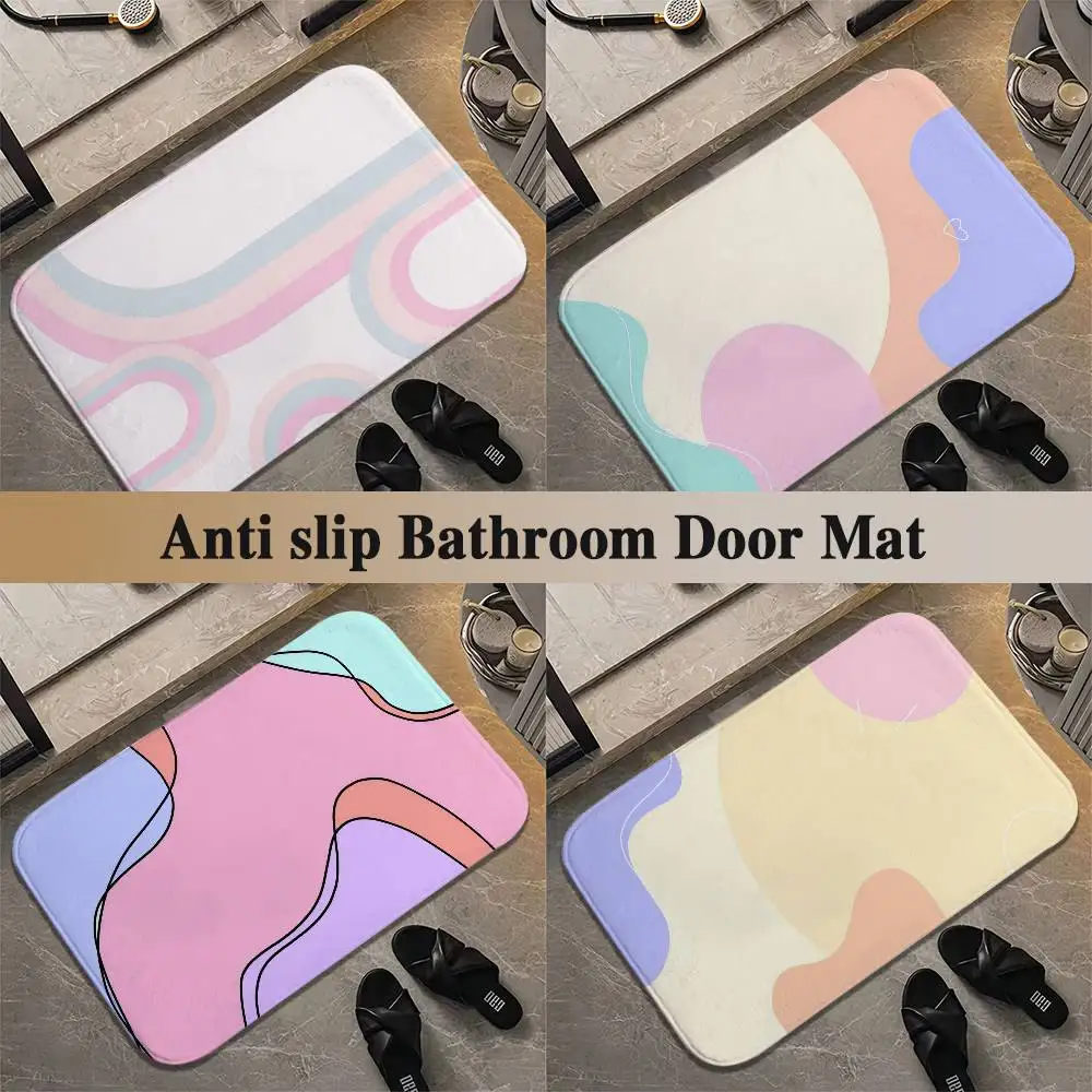 

Fondo De Colores Floor Mat Printed Large Carpets Living Room And Bedroom Carpets Bathroom Anti Slip Door MATS Small Carpets