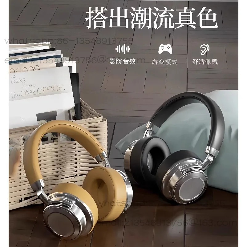 2026 new metal retro headset bluetooth headset sports men's and women's e-sports high sound quality