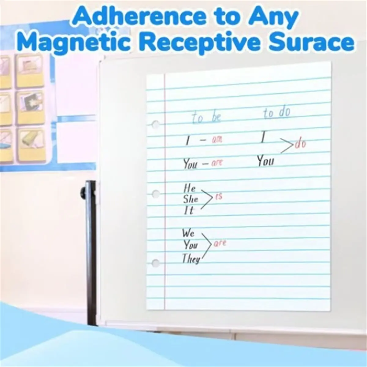 Magnetic Notebook Paper is A Must-Have for Elementary School Teachers. It'S A Basic Dry-Erasing Magnetic for Whiteboard