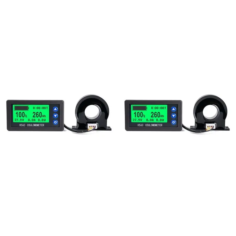 B29C-2X Battery Monitor Hall Coulomb Meter DC 8-100V 200A Lifepo4 Lead-Acid Li- Lithium Capacity Power Display