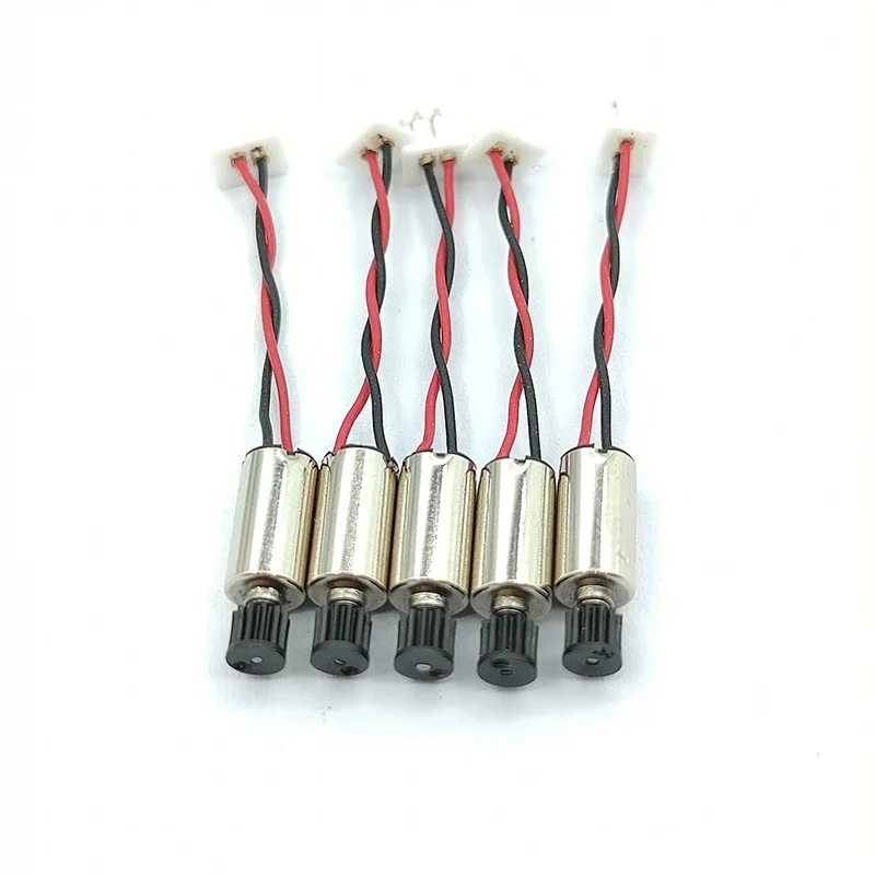 5 pz 0408 4mm * 8mm Mini motore Coreless DC 3.7V 35000RPM ad alta velocità Micro piccolo motore a tazza cava fai da te Hobby giocattolo modello